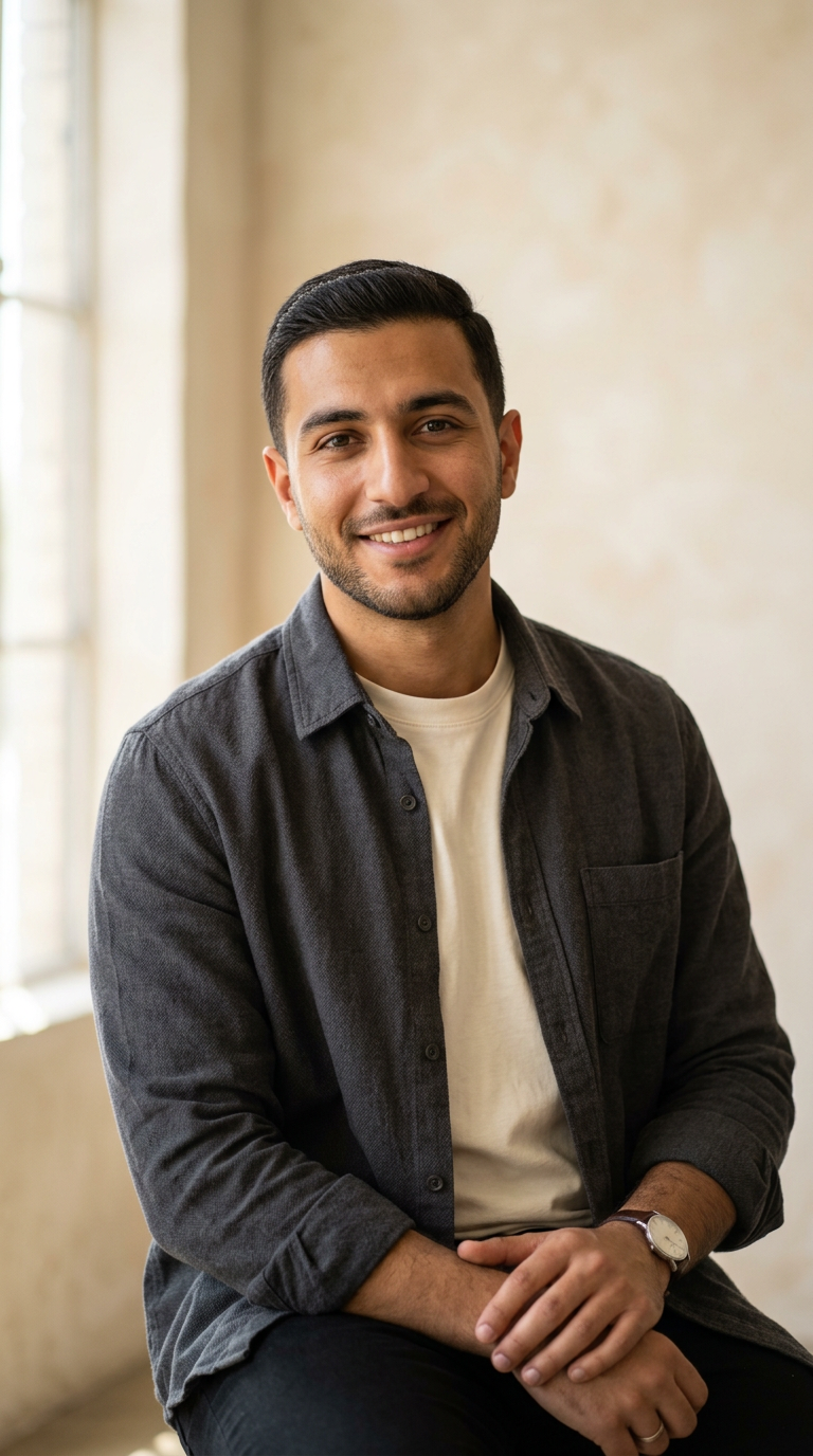 Portrait of Omar Saleh
